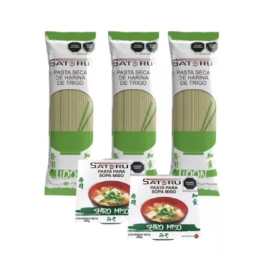 Paquete Udon 270g Pasta Miso 200g